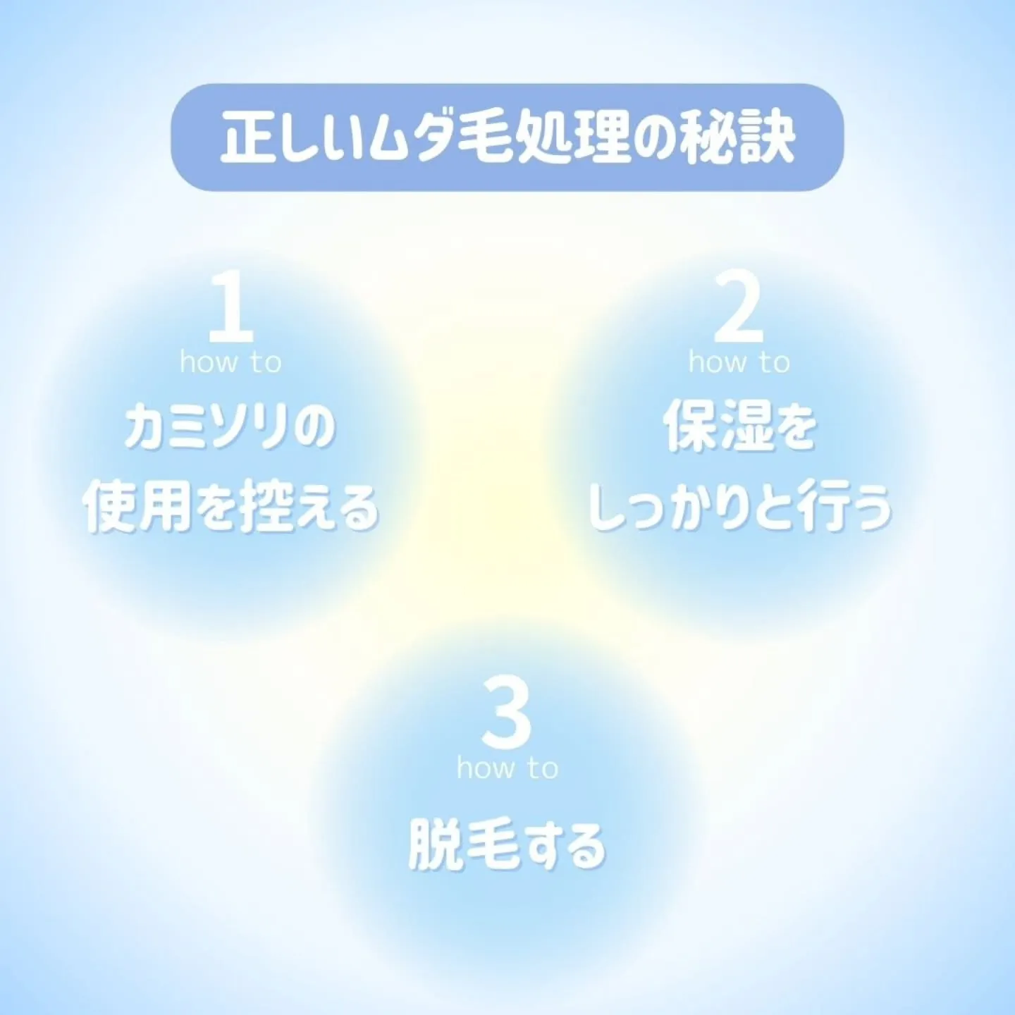 part 2 「黒ずみの原因、カミソリの使い過ぎかも？」 前...
